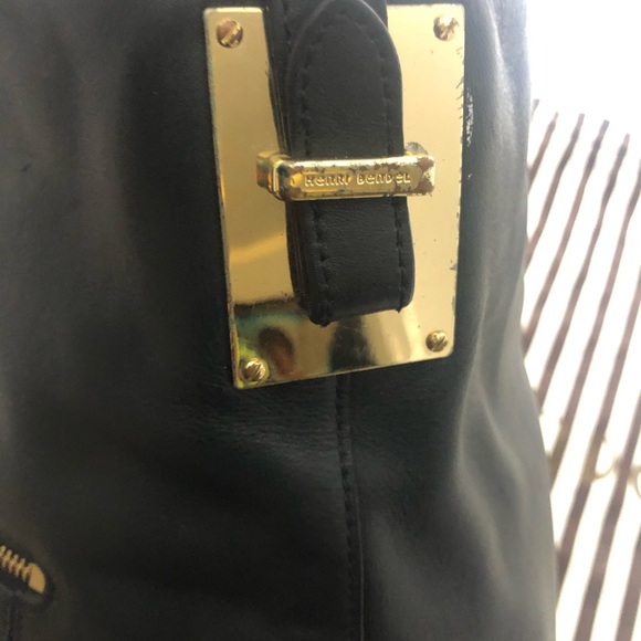 Henri Bendel Womens Double Strap Hobo Tote Handbag - Picture 5 of 7